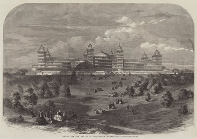 Diseño para el Palacio del Pueblo, Muswell-Hill de Percy Macquoid